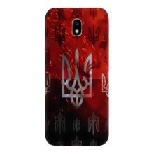 Украинские Чехлы для Samsung Galaxy J7 2017 (J730F европейская версия) с картинкой УПА (AlphaPrint) – ГЕРБ УПА