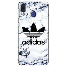 Чохли Адидас для Samsung Galaxy M20 (M205) (AlphaPrint) (Адідас на мраморі)