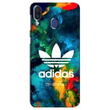 Чохли Адидас для Samsung Galaxy M20 (M205) (AlphaPrint) (Яскравий Адідас)