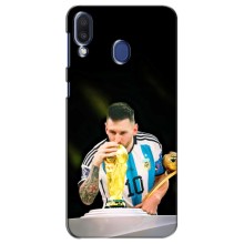 Чохли для Samsung Galaxy M20 (M205) (Leo чемпіон) (AlphaPrint) (Кубок Мессі)
