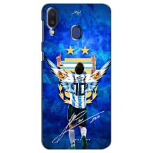Чохли для Samsung Galaxy M20 (M205) (Leo чемпіон) (AlphaPrint) (Мессі збірна)