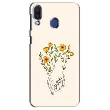 Чехлы для любимой на Самсунг Ґелексі М20 (VPrint) (Руки любві)