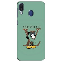 Чехлы Луи Витон для Samsung Galaxy M20 (M205) (AlphaPrint - LOUIS VUITTON) (Микки Маус LV)