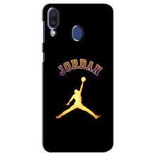 Чохли для Samsung Galaxy M20 (M205) - з картинкою JORDAN (AlphaPrint) (Jordan Gold)