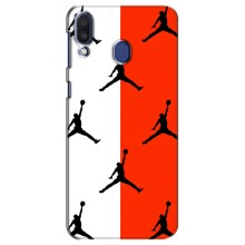 Чохли для Samsung Galaxy M20 (M205) - з картинкою JORDAN (AlphaPrint) (Лого Джордан)