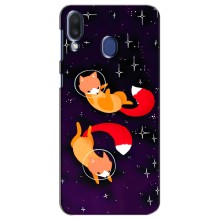 Чохли з картинкою Лисичка для Samsung Galaxy M20 (M205) (VPrint) (Лисички космонавти)
