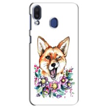 Чохли з картинкою Лисичка для Samsung Galaxy M20 (M205) (VPrint) (Весела лисичка)