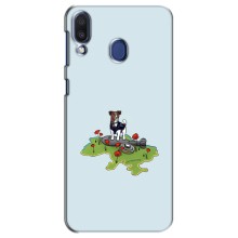 Чохли з картинкою собаки Патрон для Samsung Galaxy M20 (M205) (AlphaPrint) (Сапер Пес)
