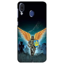 Чехлы с картинкой ЗСУ для Samsung Galaxy M20 (M205) (AlphaPrint) (Солдат ЗСУ)