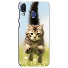 Чехлы с Котиками для Samsung Galaxy M20 (M205) (VPrint) (Прыжок кота)