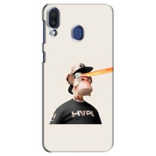 Чохли з Мавпами NFT для Samsung Galaxy M20 (M205) (AlphaPrint) (мавпа NFT в окулярах)