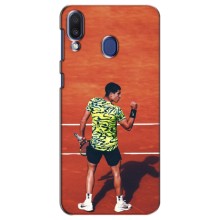 Чохли з прінтом Спортивна тематика для Samsung Galaxy M20 (M205) – Алькарас Тенісист