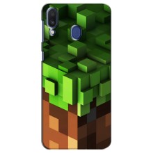 Чохол Майнкрафт на Samsung Galaxy M20 (M205) (AlphaPrint) Minecraft (текстура Майнкрафт)