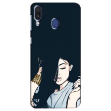Чохол з друком для Samsung Galaxy M20 (M205) - (Мода) (AlphaPrint) (Гарна дівчина)