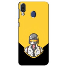 Чеjхол PUBG для Самсунг Ґелексі М20 (AlphaPrint) (Пабг в шоломі)