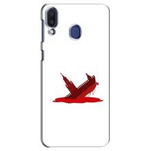 Чехол с принтом (Русский корабль...) для Самсунг М20 (AlphaPrint) – Кремлевский Корабль