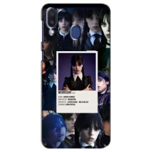 Чохли Венсдей на Samsung Galaxy M20 (M205) Уенсдей (AlphaPrint) (колаж Венздей)