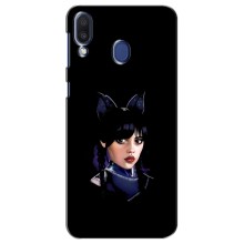 Чохли Венсдей на Samsung Galaxy M20 (M205) Уенсдей (AlphaPrint) (серйозна Венздей)