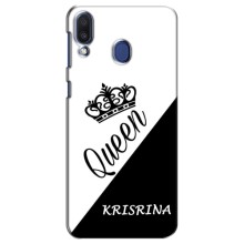 Именные  Женские Чехлы для Samsung Galaxy M20 (M205) (KRISTINA)