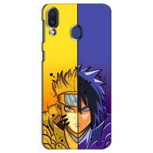 Купить Чехлы на телефон с принтом Anime для Самсунг M20 (Naruto Vs Sasuke)