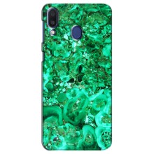 Мраморний чехол на Samsung Galaxy M20 (M205) (VPrint) (Салатовий Мрамор)