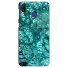 Мраморний чехол на Samsung Galaxy M20 (M205) (VPrint) (Зелений мрамор)