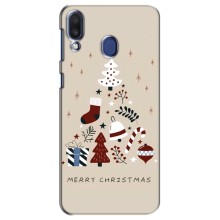 Різдвяні Чохли для Samsung Galaxy M20 (M205) (VPrint) (Merry Christmas)