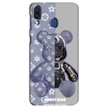 Силіконовий чохол для Samsung Galaxy M20 (M205) – Ведмідь Louis Vuitton