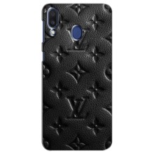 Текстурный Чехол Louis Vuitton для Самсунг M20 – Черный ЛВ