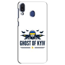 Захисні чохли (Призрак Киева) для Samsung Galaxy M20 (M205) (AlphaPrint) (GHOST of Kyiv)