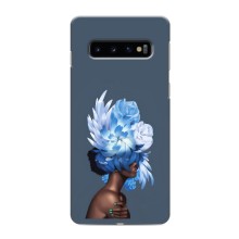 Чехлы (ART) Цветы на Samsung Galaxy S10e (VPrint) (Цветы на голове)