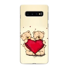Чехлы для любимой на Самсунг С10е (VPrint) (Медвежонки)