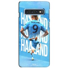 Чехлы с принтом для Samsung Galaxy S10e Футболист (Erling Haaland)
