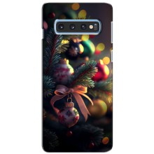 Чехлы на Новый Год Samsung Galaxy S10e – Красивая елочка
