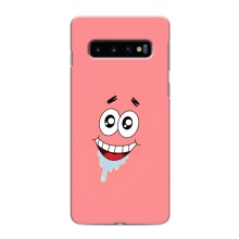 Чохли з Патріком на Samsung Galaxy S10e (Мордочка Патріка)