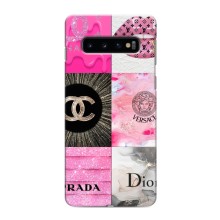Чехол (Dior, Prada, YSL, Chanel) для Samsung Galaxy S10e (Модница)