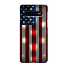 Чехол Флаг USA для Samsung Galaxy S10e (Флаг США 2)