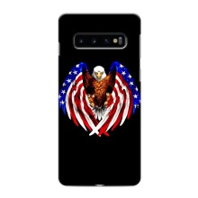 Чехол Флаг USA для Samsung Galaxy S10e – Крылья США