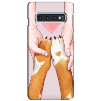 Чехол (ТПУ) Милые собачки для Samsung Galaxy S10e – Любовь к собакам