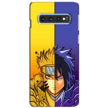 Купить Чехлы на телефон с принтом Anime для Samsung Galaxy S10e (Naruto Vs Sasuke)