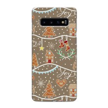 Новогодние, Праздничные Чехлы для Samsung Galaxy S10e - 2024 год – Новогодние пряники