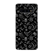 Новогодние, Праздничные Чехлы для Samsung Galaxy S10e - 2024 год – Новогодний фон