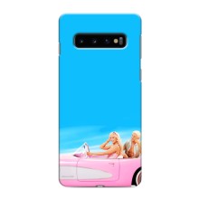 Силиконовый Чехол Барби Фильм на Samsung Galaxy S10e (Барби и Кен)