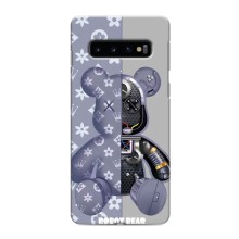 Силиконовый чехол для Samsung Galaxy S10e (Медведь Louis Vuitton)