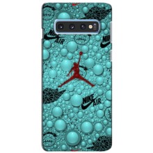 Силиконовый Чехол Nike Air Jordan на Самсунг С10е (Джордан Найк)
