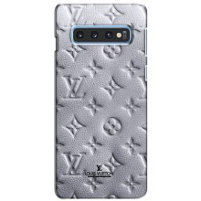 Текстурний Чохол Louis Vuitton для Самсунг С10е – Білий ЛВ