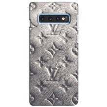 Текстурний Чохол Louis Vuitton для Самсунг С10е – Бежевий ЛВ