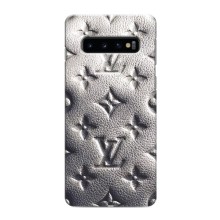 Текстурный Чехол Louis Vuitton для Самсунг С10е – Бежевый ЛВ