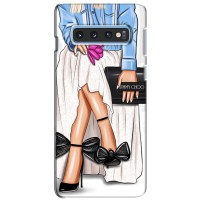 Силиконовый Чехол на Samsung Galaxy S10e с картинкой Стильных Девушек (Мода)