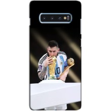 Чехлы Лео Месси Аргентина для Samsung s10 Plus (Кубок Мира)